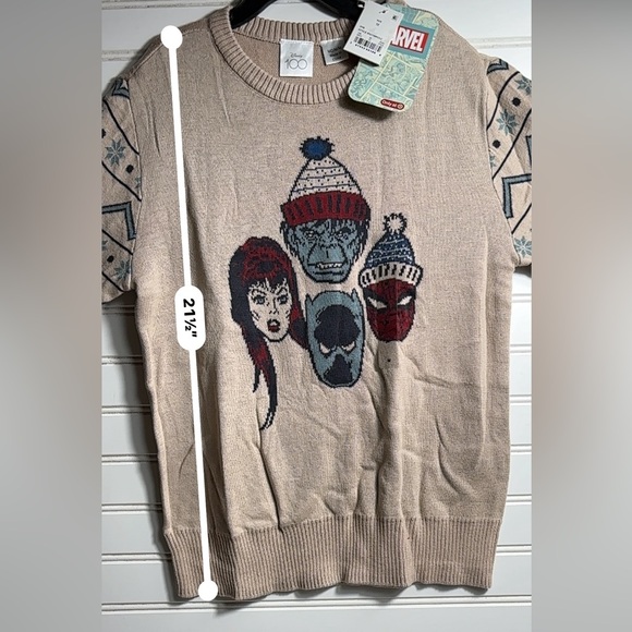 Disney 100 Marvel Superheroes Kids Unisex Boys Ugly Sweater - Picture 12 of 14